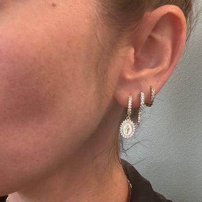 Lady Lourdes Huggies - White