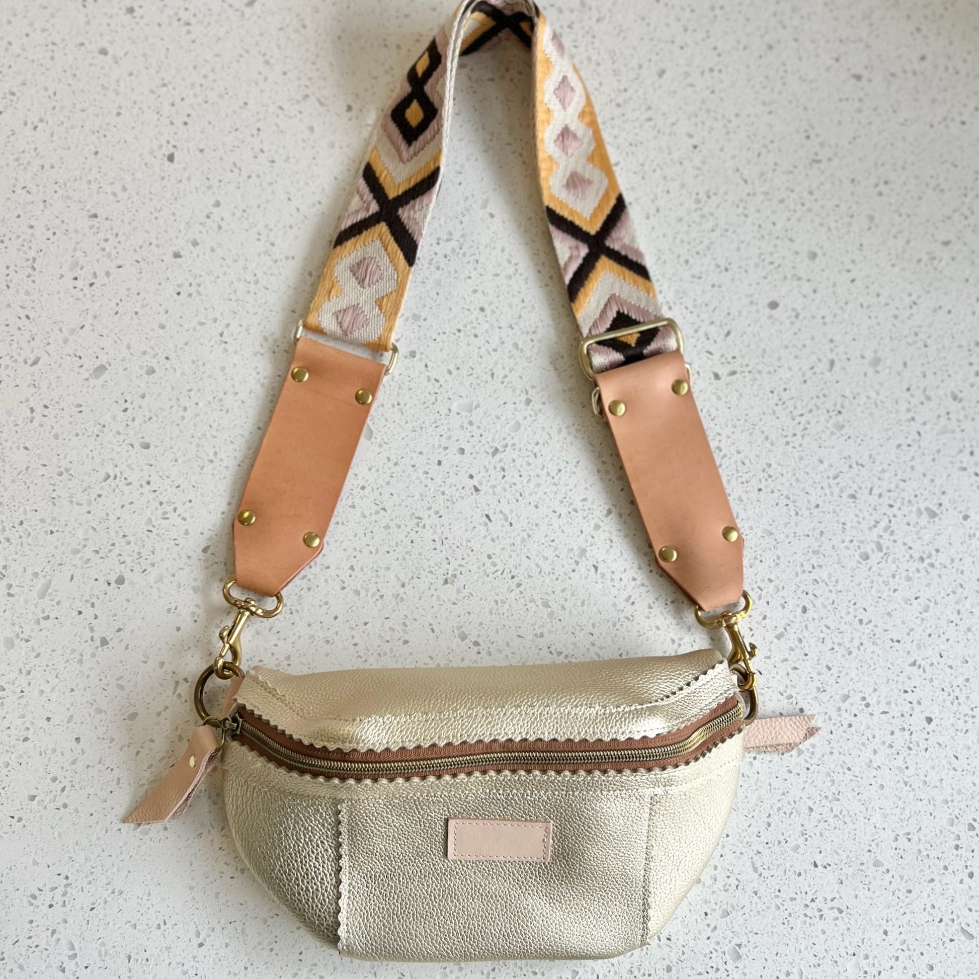 Better Than A Fanny Pack - Gold (Pouch Only) Fanny Packs Indigo Laine and Company   