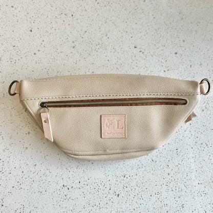 Large Sling -  Ivory with Ivory Peekaboo (Pouch Only) Fanny Packs Indigo Laine and Company   