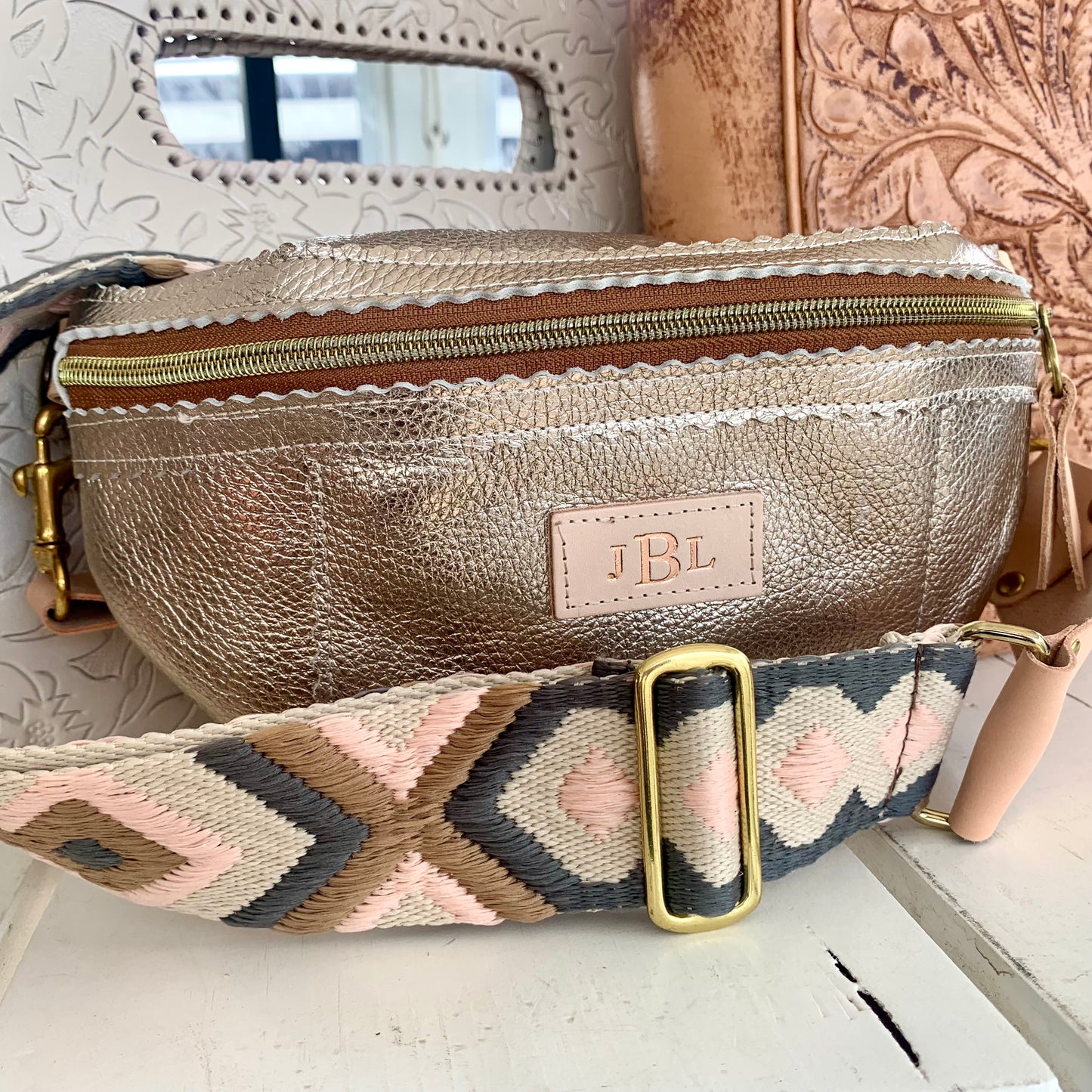 Better Than A Fanny Pack -  Champagne (Pouch Only) Fanny Packs Indigo Laine and Company   