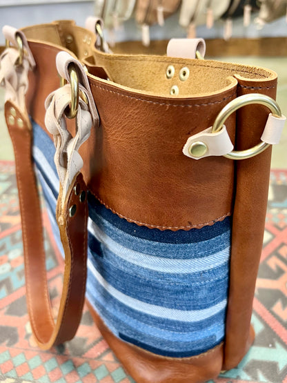 Blue Collar Tote - Montana/Denim Stripe