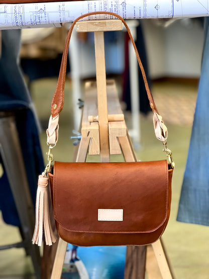 Lucy Shoulder Bag - Montana Indigo Laine