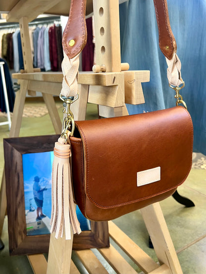 Lucy Shoulder Bag - Montana Indigo Laine