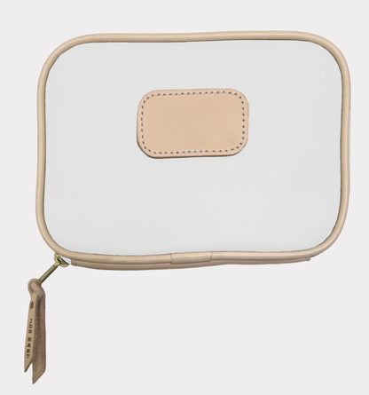 Bedell (Order in any color!) Crossbodies Jon Hart White Coated Canvas