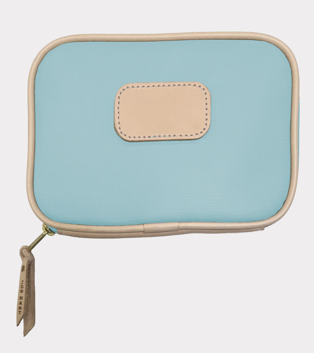 Bedell (Order in any color!) Crossbodies Jon Hart Ice Blue Coated Canvas