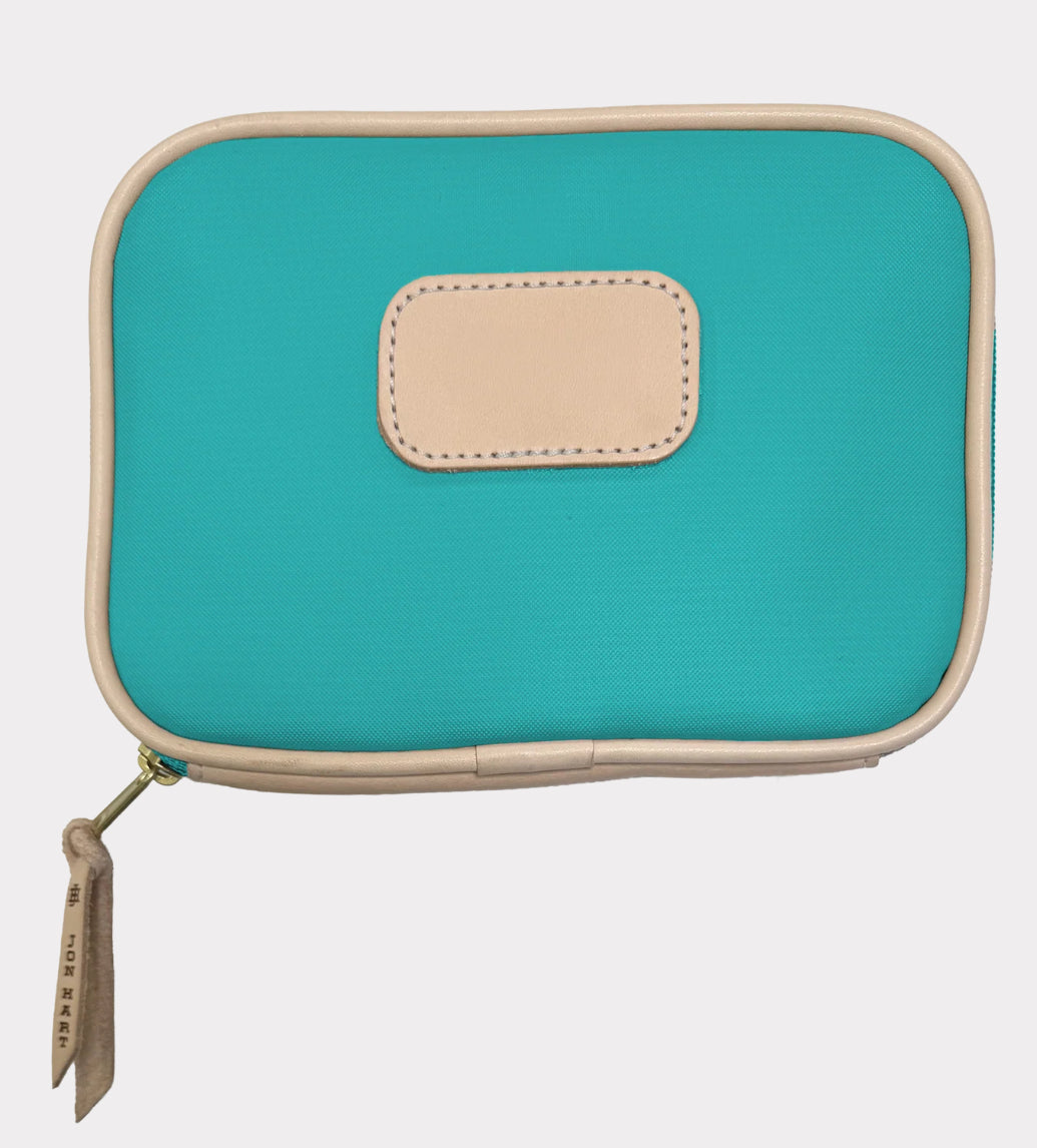 Bedell (Order in any color!) Crossbodies Jon Hart Teal Coated Canvas