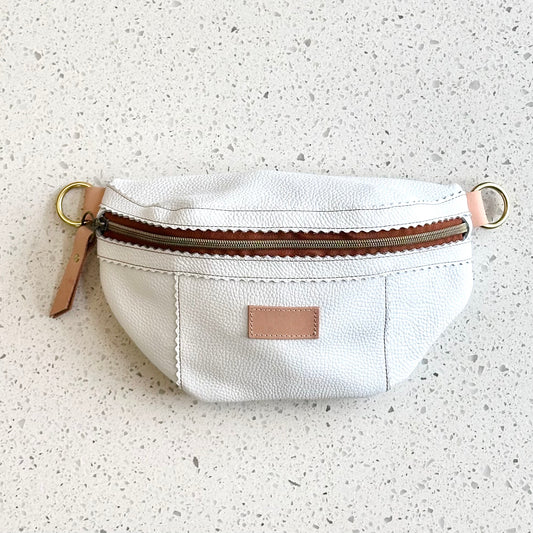 Better Than A Fanny Pack - White (Pouch Only) Fanny Packs Indigo Laine