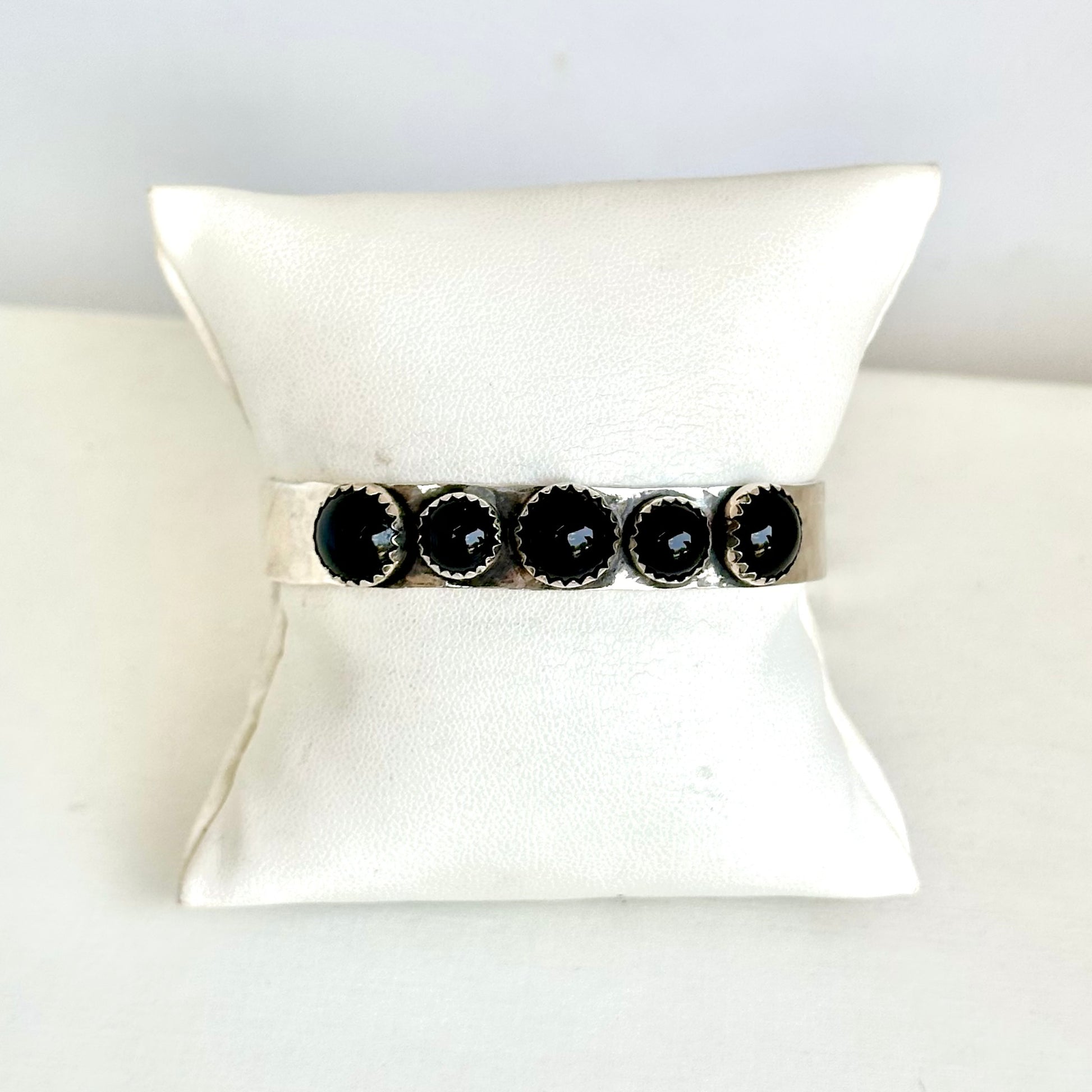 10mm Alternating 5 Black Onyx Cuff Cuffs Richard Schmidt