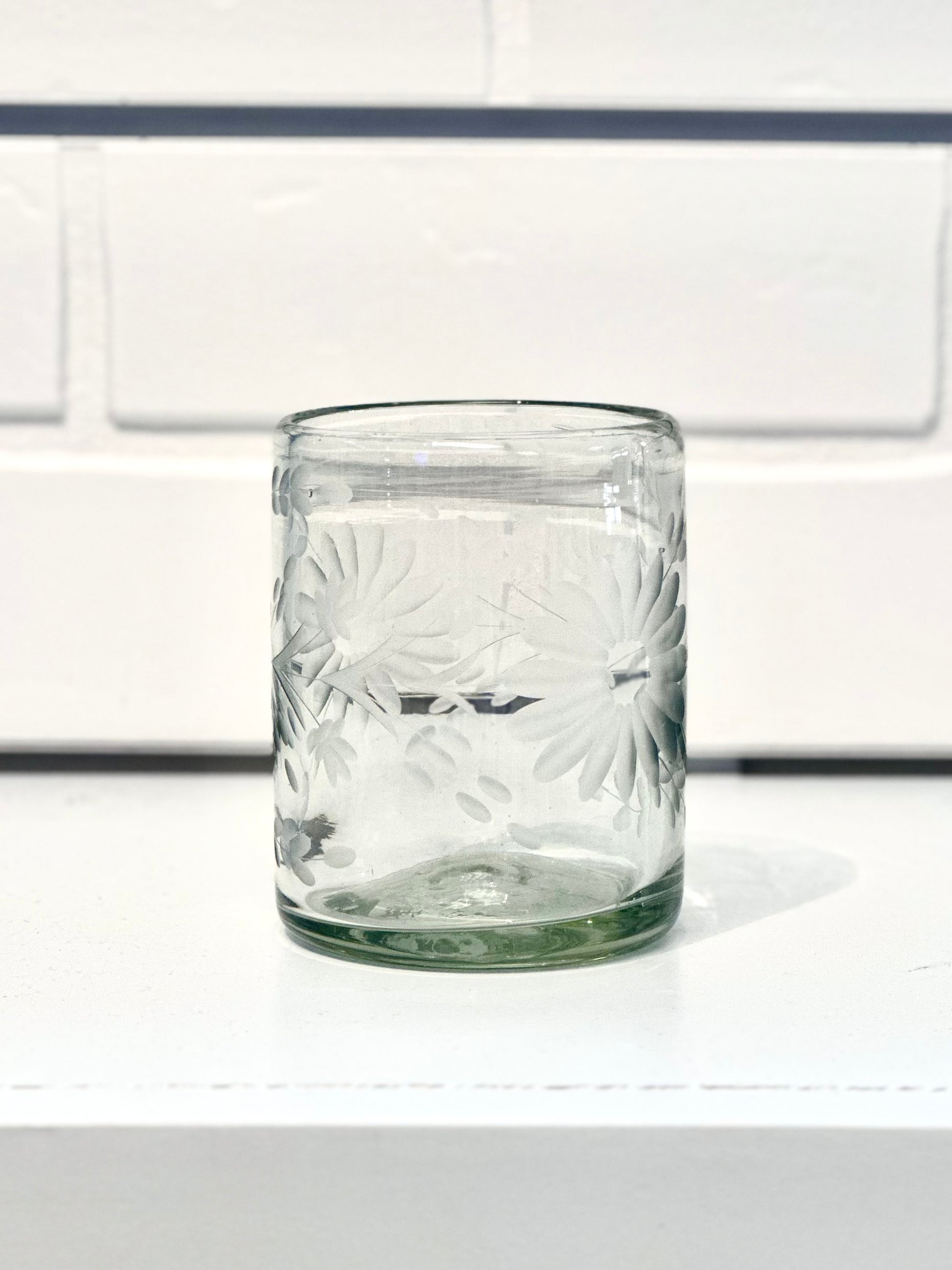Mexico Condessa Glass Old Fashion Short Tumbler - Clear HOME DECOR/PRODUCT Rose Ann Hall Designs