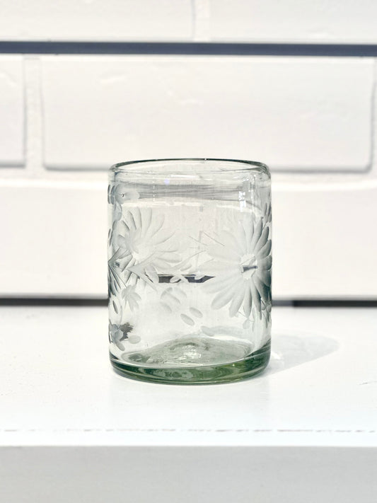 Mexico Condessa Glass Old Fashion Short Tumbler - Clear HOME DECOR/PRODUCT Rose Ann Hall Designs