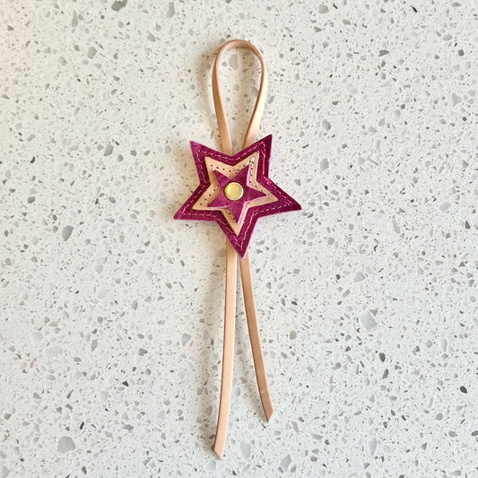 Multi Starburst Purse Charm - Berry HANDBAGS Indigo Laine