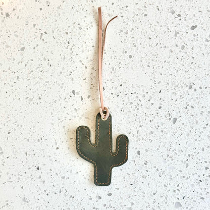 Cactus Purse Charm - Olive & Metallic HANDBAGS Indigo Laine