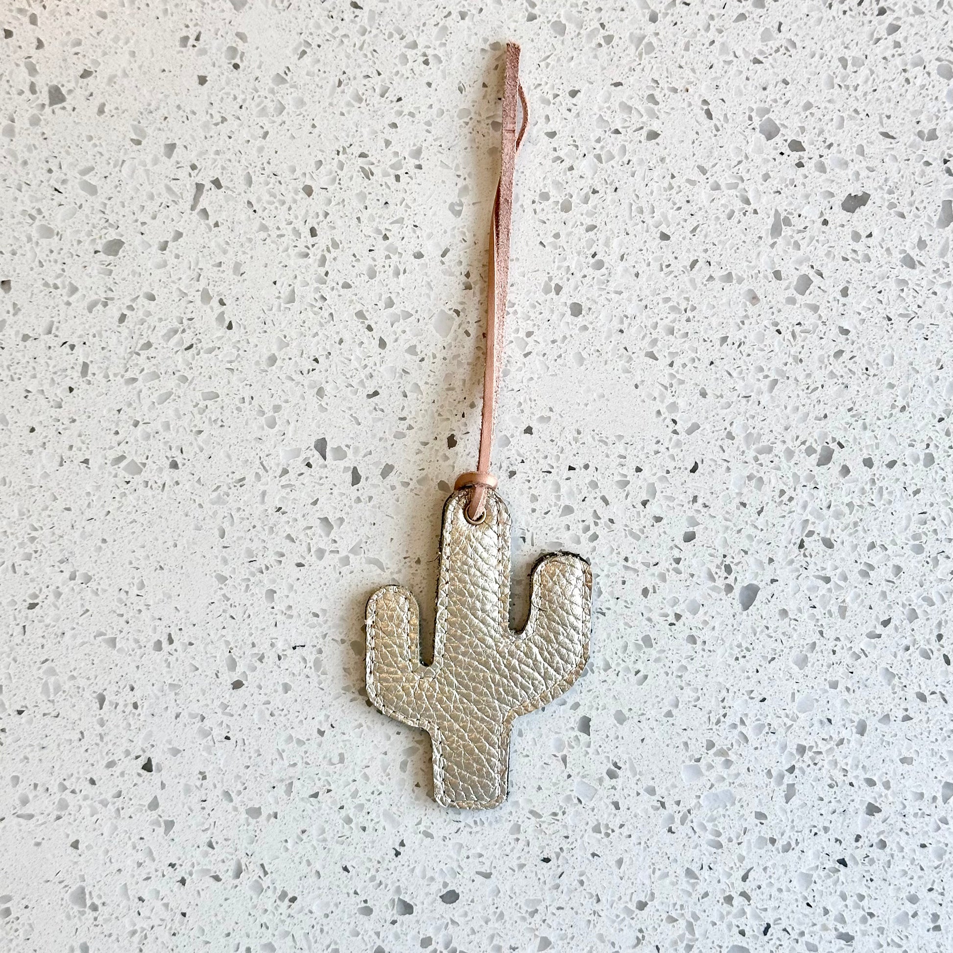 Cactus Purse Charm - Olive & Metallic HANDBAGS Indigo Laine