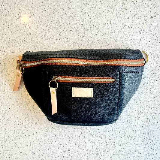 Medium Fanny Pack - Black (Pouch Only) Fanny Packs Indigo Laine