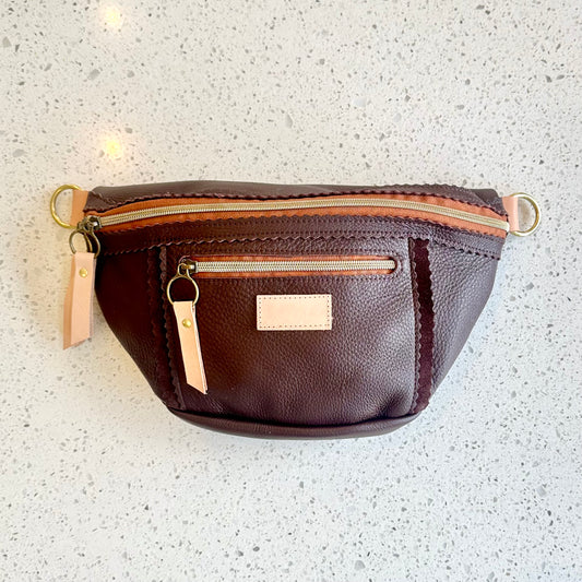 Medium Fanny Pack - Chocolate (Pouch Only) Fanny Packs Indigo Laine