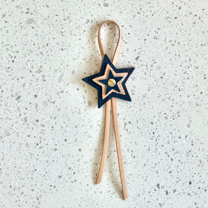 Multi Starburst Purse Charm - Navy HANDBAGS Indigo Laine