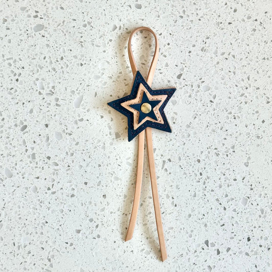 Multi Starburst Purse Charm - Navy HANDBAGS Indigo Laine