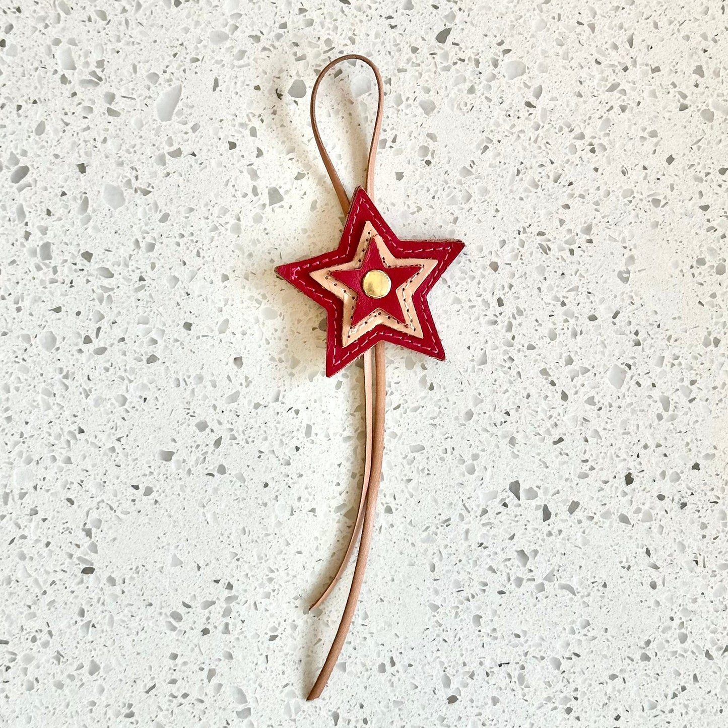 Multi Starburst Purse Charm - Red HANDBAGS Indigo Laine