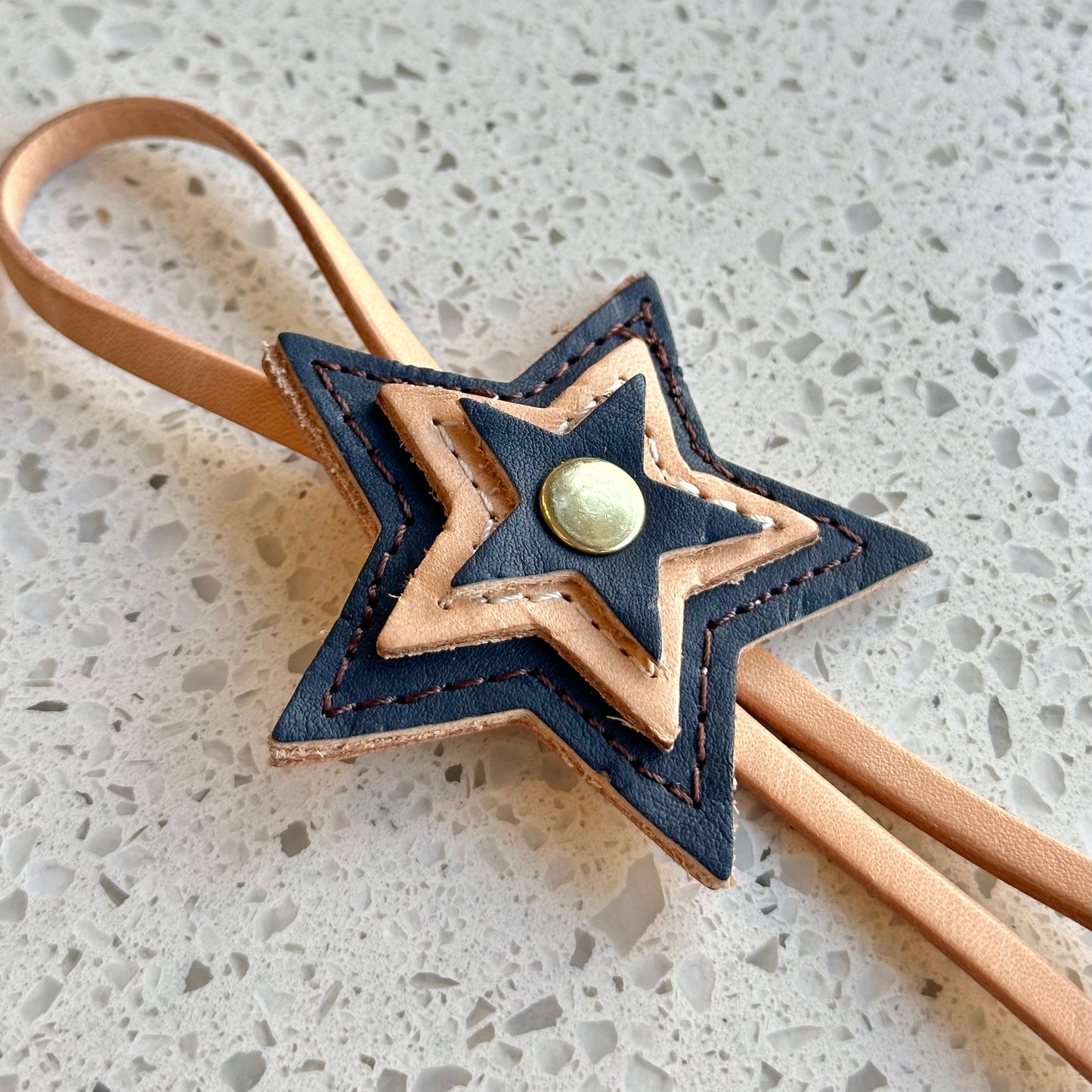 Multi Starburst Purse Charm - Navy HANDBAGS Indigo Laine