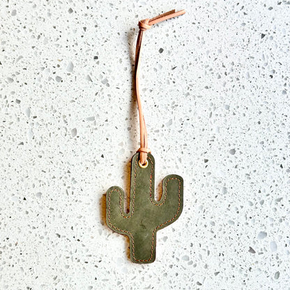 Cactus Purse Charm - Olive & Natural HANDBAGS Indigo Laine