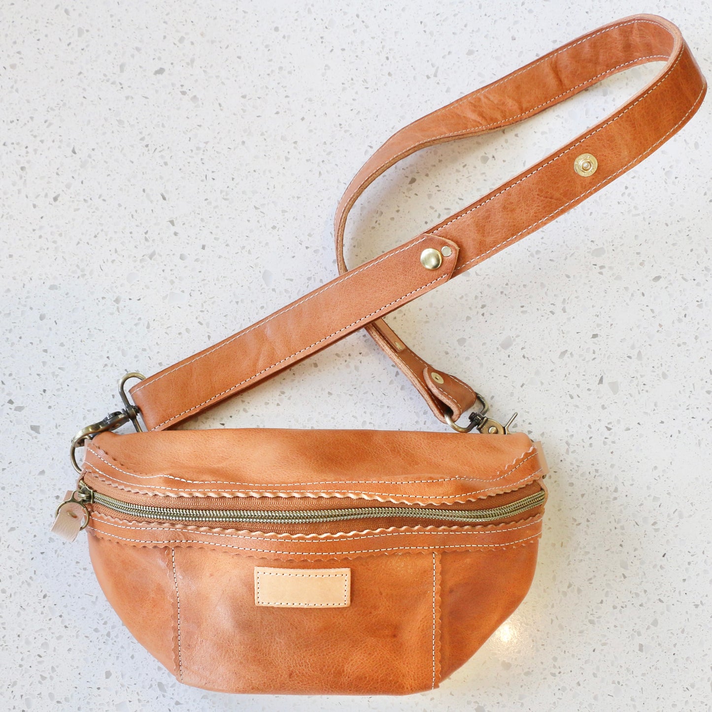 Better Than A Fanny Pack - Camel (Pouch Only) Fanny Packs Indigo Laine and Company   