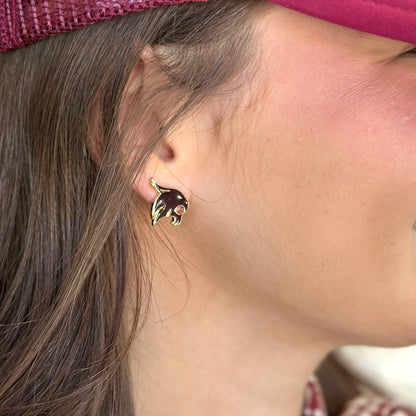 TXST Bobcat Logo Stud