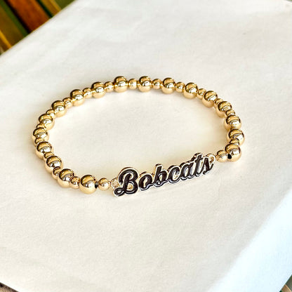 TXST Bobcat Enamel Bracelet