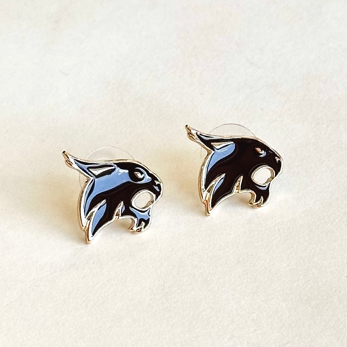 TXST Bobcat Logo Stud