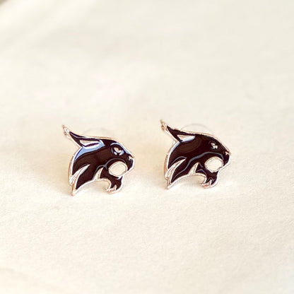 TXST Bobcat Logo Stud
