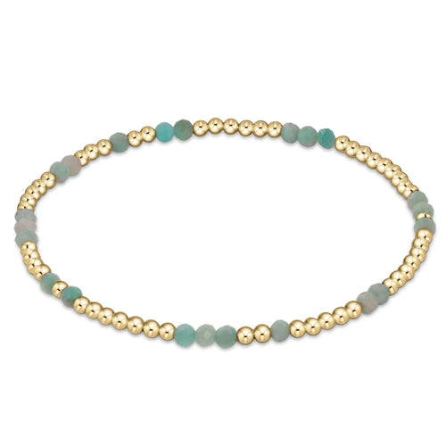 Hope Unwritten Gemstone Bracelet - Amazonite Bracelets Enewton   