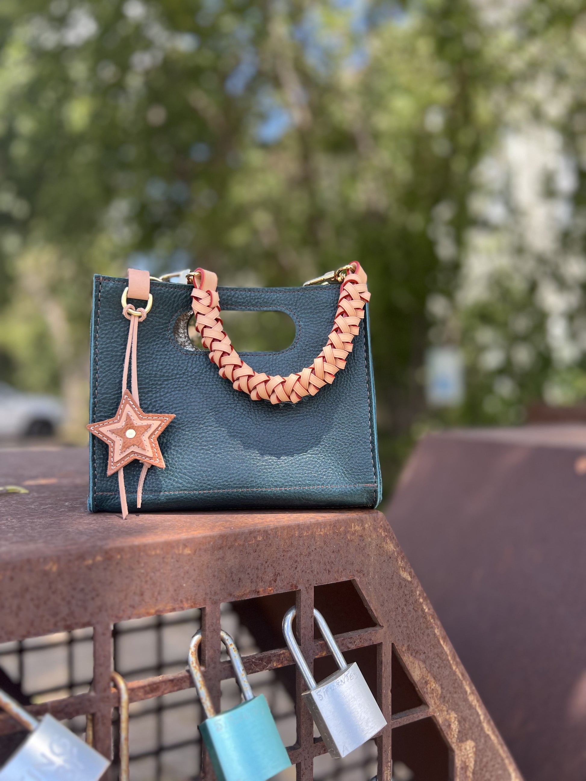 Pony Small Bag - Teal Purse Indigo Laine