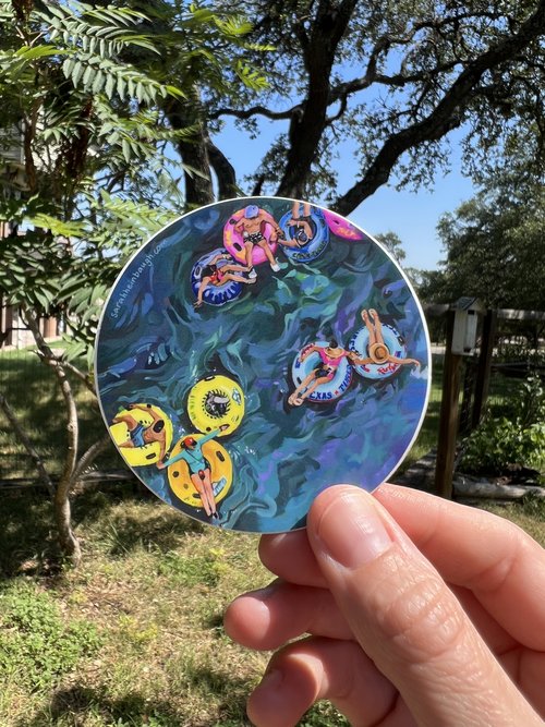 Float On Sticker – Trends & Traditions Boutique
