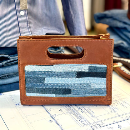 Blue Collar Pony Small Bag - Montana/Denim Stripe