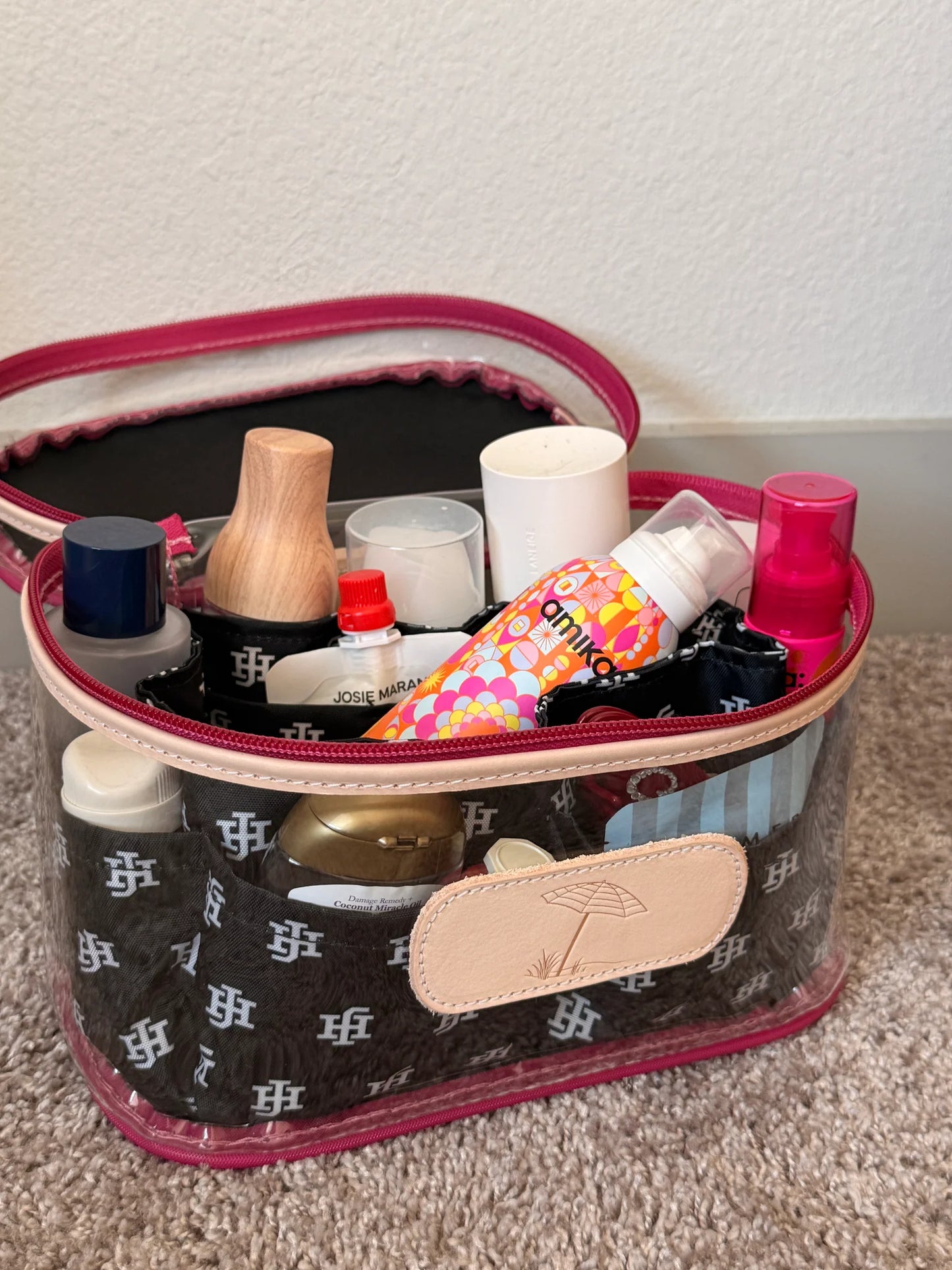 Clear Makeup Case (Order in any color!) HANDBAGS Jon Hart
