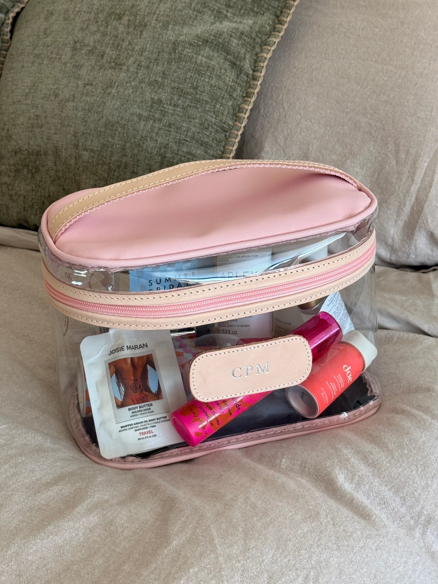 Clear Makeup Case (Order in any color!)