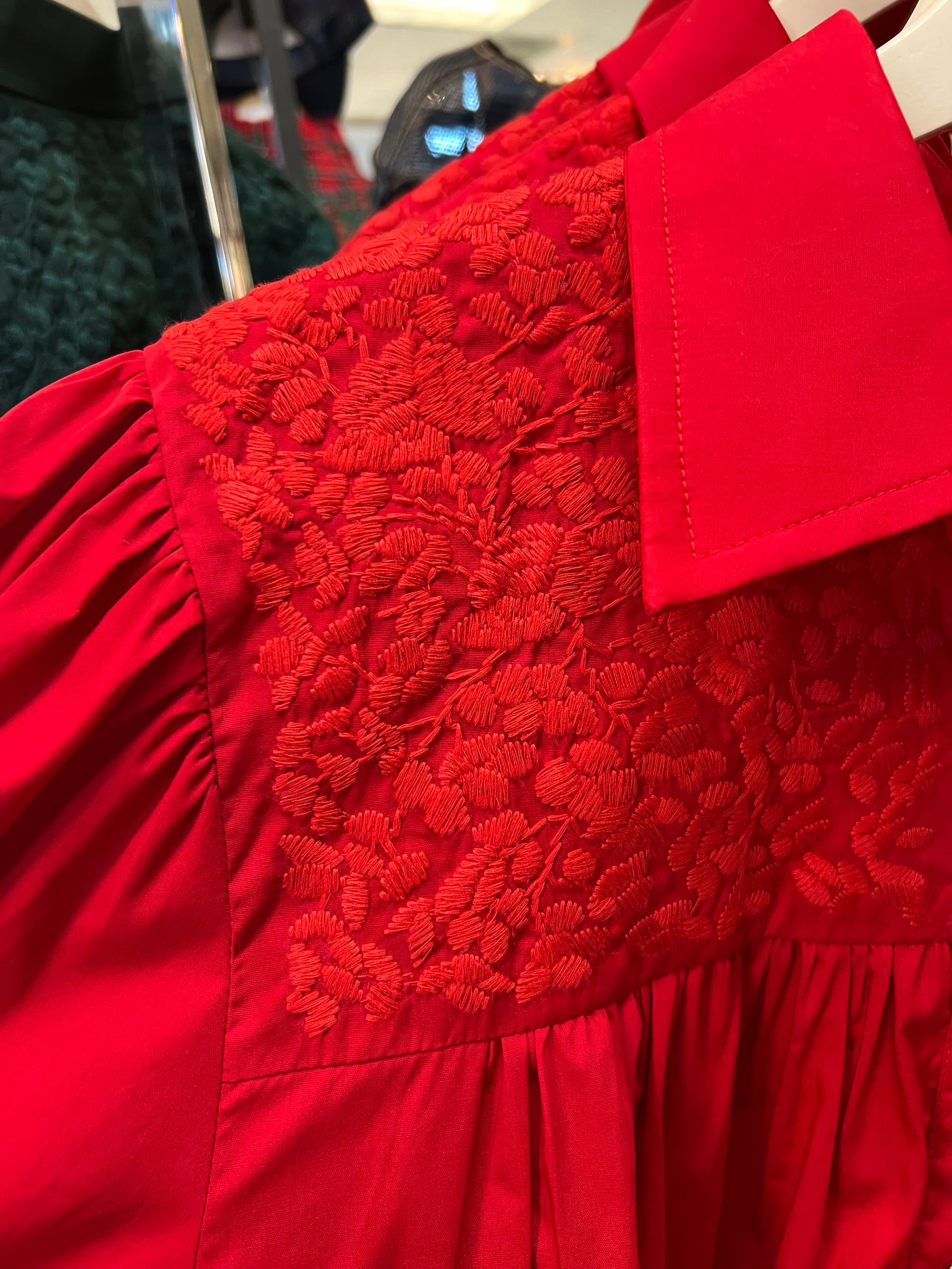 Double Cowgirl Blouse - Cranberry Red Tops Spirit Dress