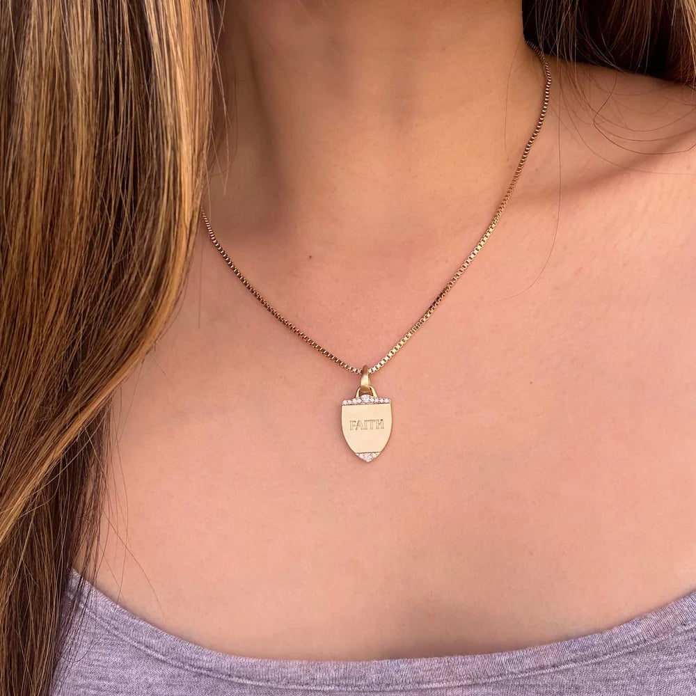 Shield of Faith Necklace NECKLACES JOY DRAVECKY