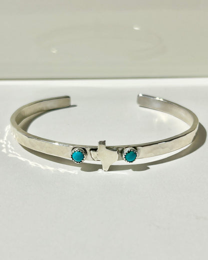4mm Texas with Turquoise Cuff Cuffs Richard Schmidt