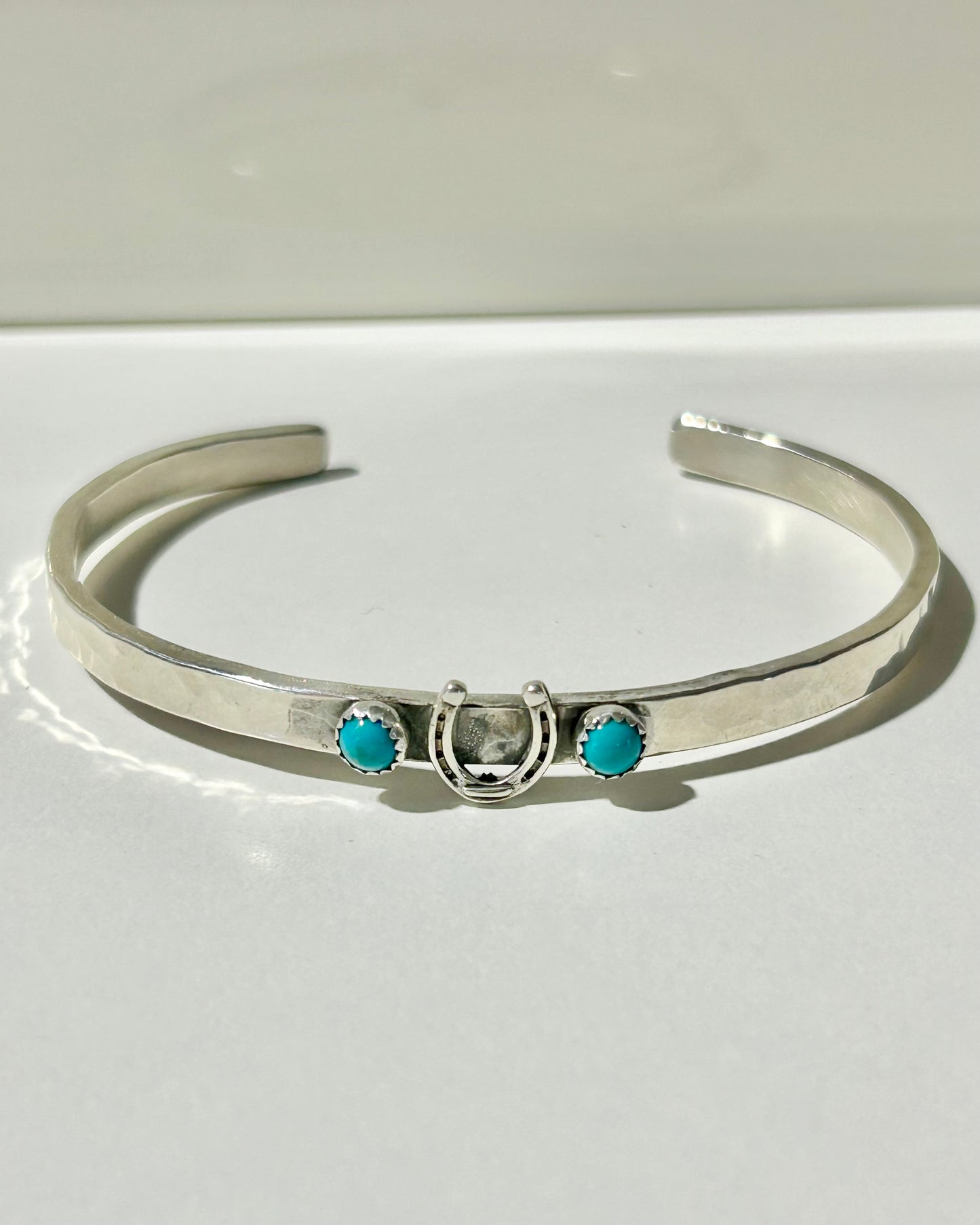 4mm Horseshoe with Turquoise Cuff Cuffs Richard Schmidt