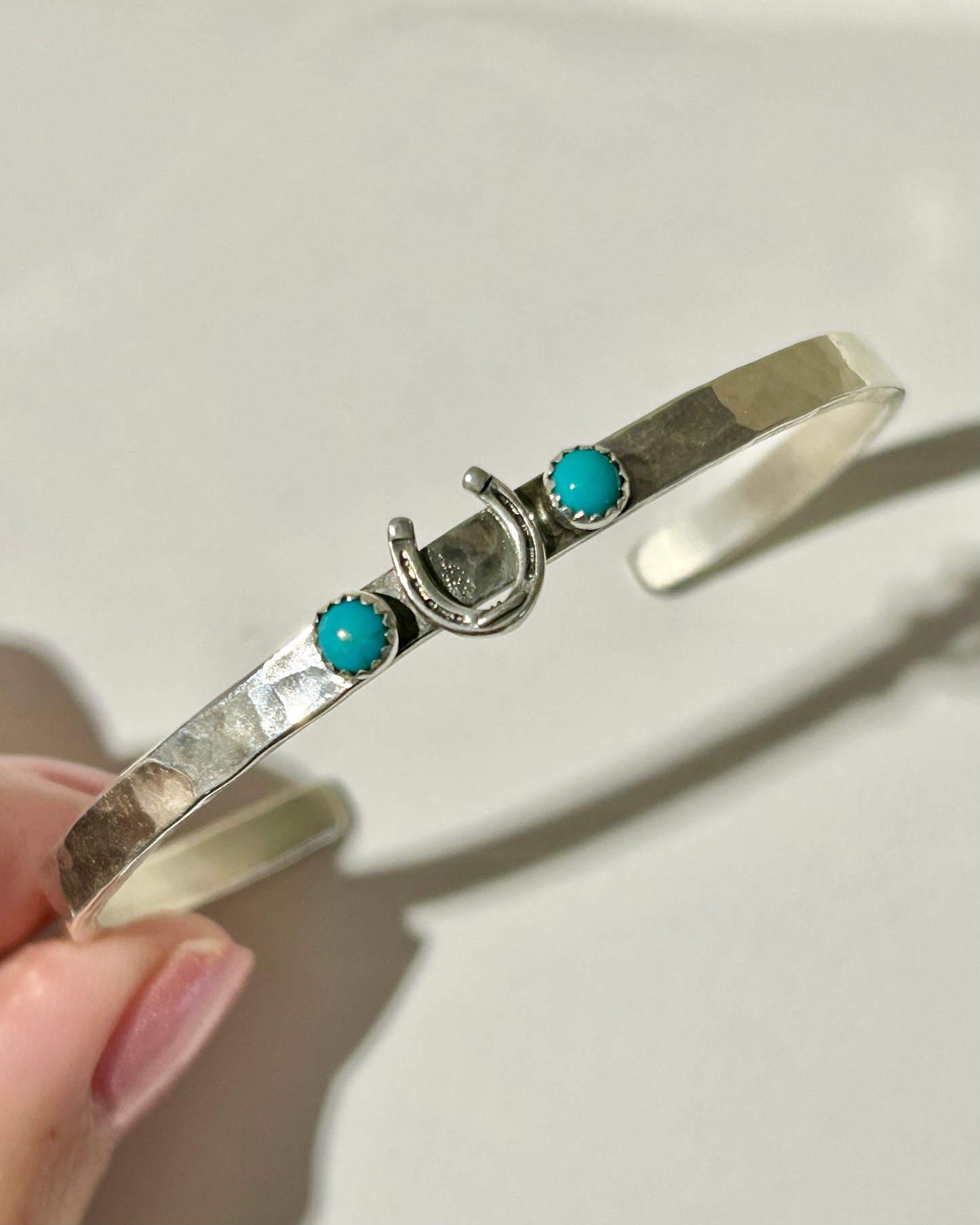 4mm Horseshoe with Turquoise Cuff Cuffs Richard Schmidt