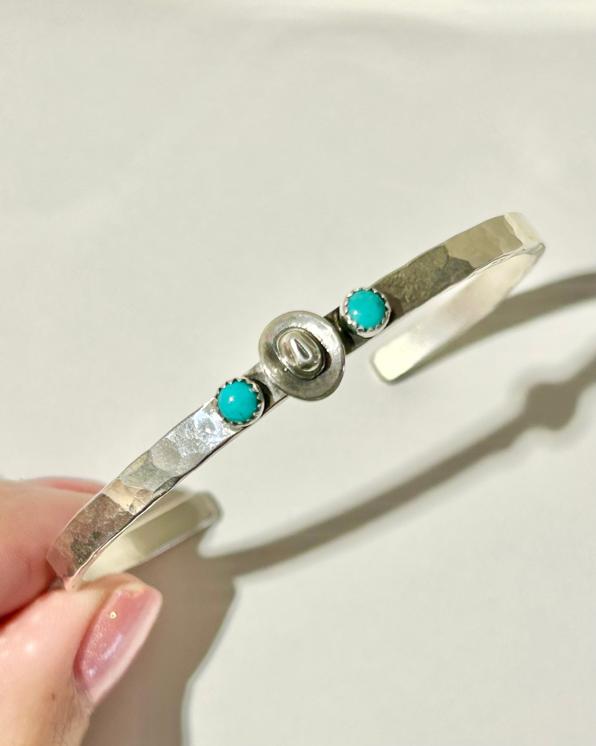 4mm Cowboy Hat with Turquoise Cuff Cuffs Richard Schmidt