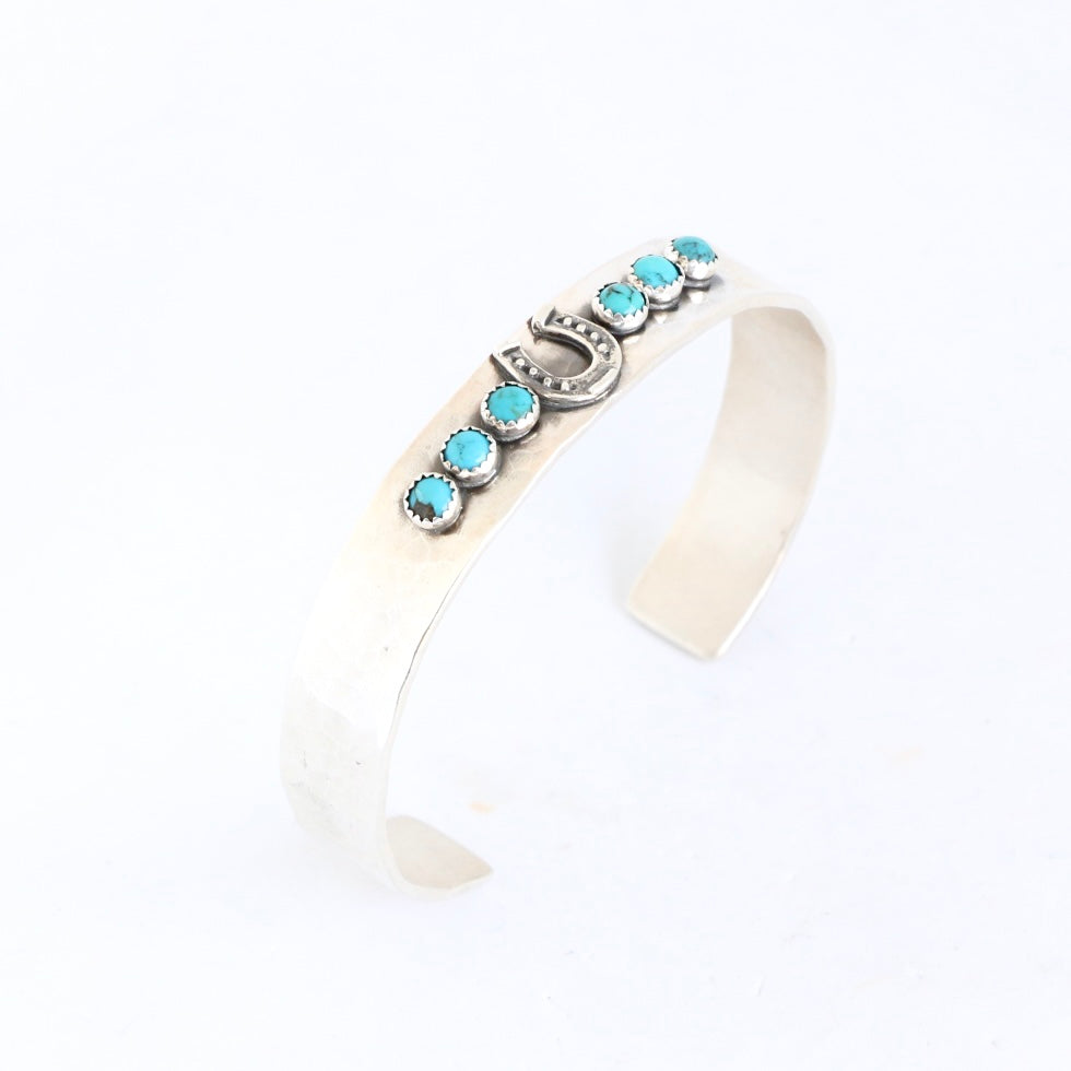 10mm Horseshoe & Turquoise Cuff Cuffs Richard Schmidt