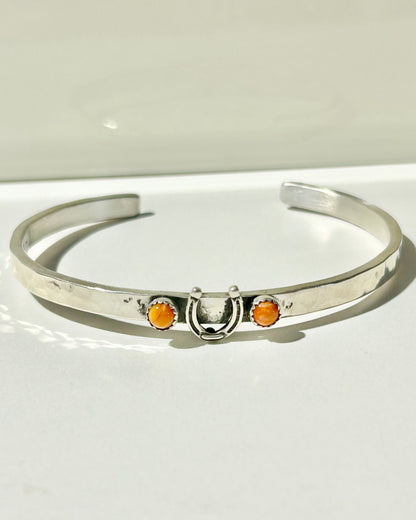 4mm Horseshoe with Spiney Oyster Cuff Cuffs Richard Schmidt