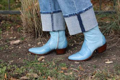 Lizard Tall Boots SHOES Mario Garcia