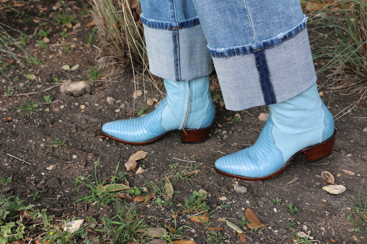 Lizard Tall Boots SHOES Mario Garcia