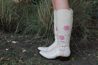 Tall Flower Booots SHOES Mario Garcia