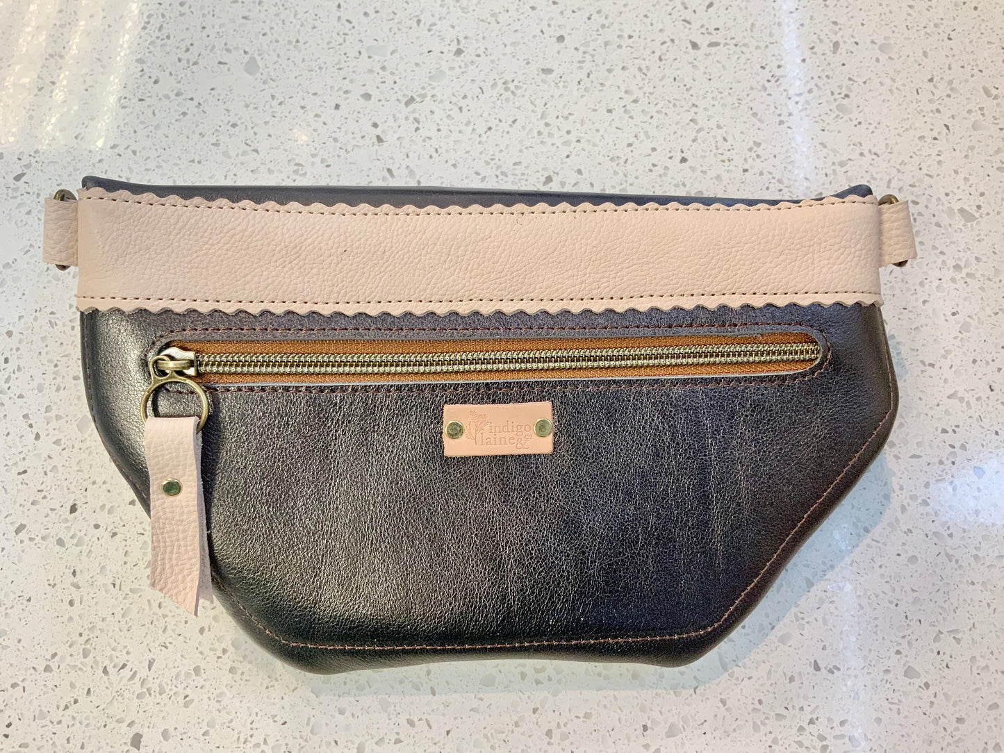 Better Than A Fanny Pack - Pewter & Natural (Pouch Only) Fanny Packs Indigo Laine and Company   
