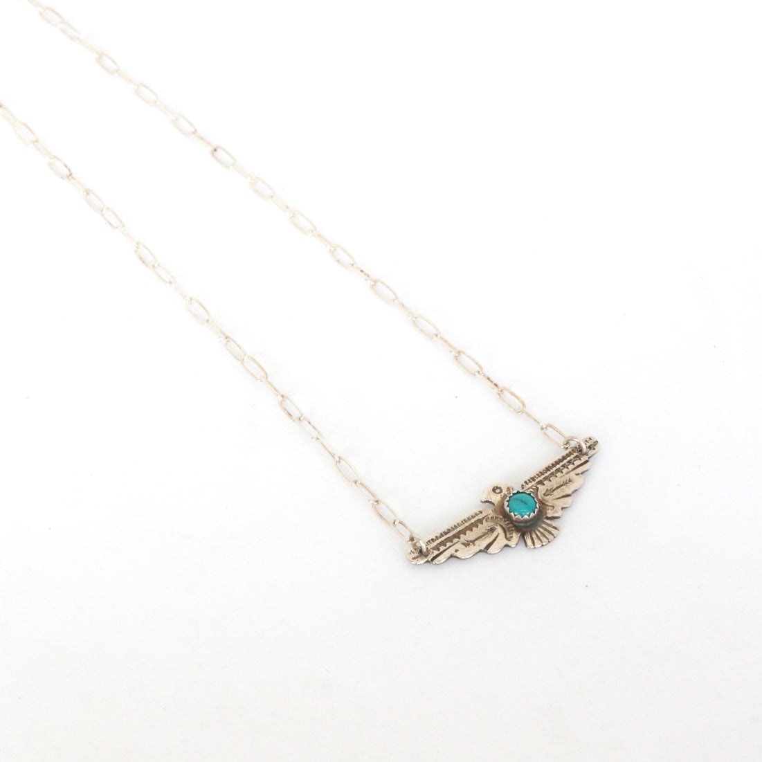 Thunderbird Necklace with Turquoise Necklaces Richard Schmidt