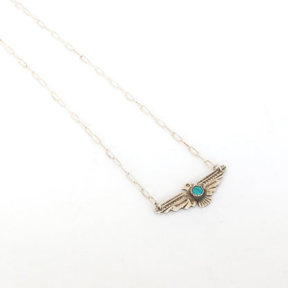Thunderbird Necklace with Turquoise Necklaces Richard Schmidt