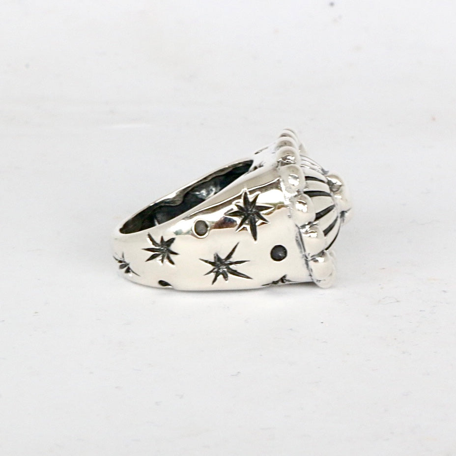 Beaded Cross Ring Rings Dian Malouf